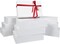 Premium 10 Piece Extra Large Gift Boxes for Presents - Premium White Gift Boxes with Lids at 4-inch Deep